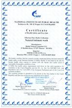 Certificate Siberian Pure Herbs Collection. Natural Intimate Wash