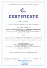 Certificate of safety Suplement diety Ujan Nomo, 30 torebek