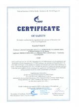 Certificate of safety Doplněk stravy - SynchroVitals II, 60 kapslí