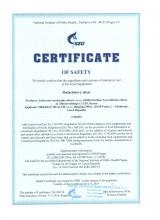 Certificate of safety Doplněk stravy - Malachitový Elixír, 150 ml