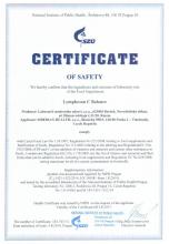 Certificate of safety  SADA Kup 3, získej 4! - Lymphosan Cardio Balance