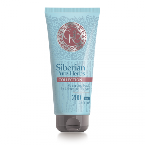 Siberian Pure Herbs Collection. Hydratační maska na vlasy barvené a vysušené (Bajalig), 200 ml 402882