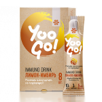 Yoo Go! Nápoj Immuno Drink (Ochrana imunity) Citron-zázvor, 80g